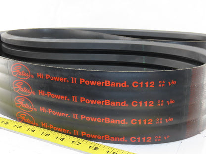 Gates 4/C112 9094-4112 Hi-Power II PowerBand Belt