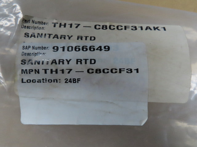 Endress Hauser TH17-C8CCF31AK1 Sanitary RTD 23.5" Temperature Probe