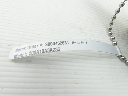 Burns 14372 Explosion Proof Connection Enclosure W/200A10A3A235 Thermocouple