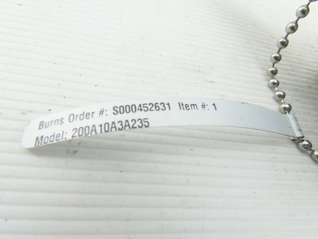 Burns 14372 Explosion Proof Connection Enclosure W/200A10A3A235 Thermocouple