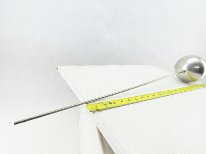 55-2-316L 5" Dia. 24Ga 316 Stainless Steel Float Ball W/ 1/4"x24" Long Rod