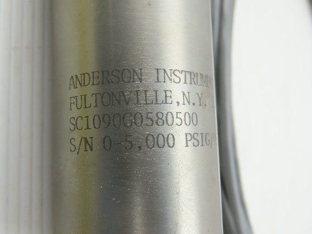 Anderson Instrument 952940 Pressure Sensor 0-5000 PSI