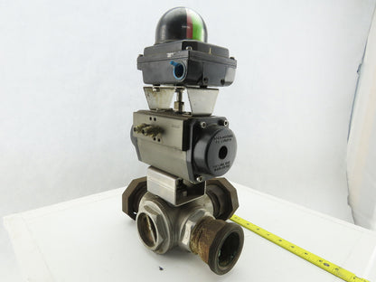 Durair II AP075N Pneumatic Actuator W/2" NPT 3 Way Valve