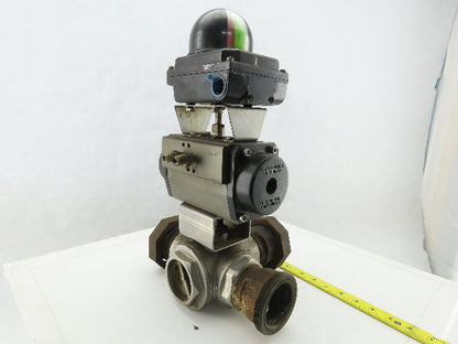 Durair II AP075N Pneumatic Actuator W/2" NPT 3 Way Valve