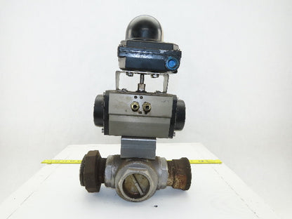 Durair II AP075N Pneumatic Actuator W/2" NPT 3 Way Valve