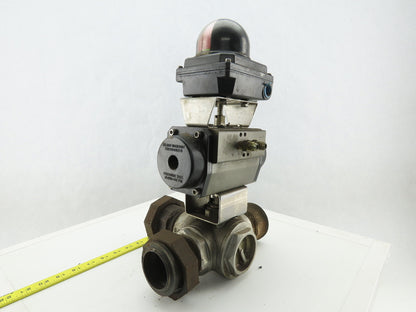 Durair II AP075N Pneumatic Actuator W/2" NPT 3 Way Valve