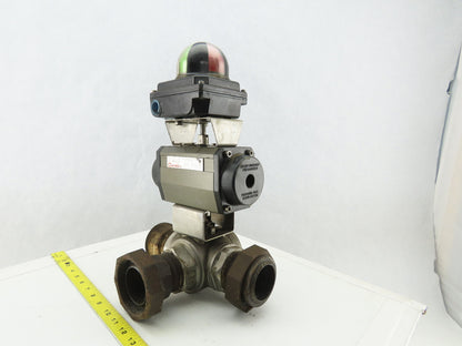 Durair II AP075N Pneumatic Actuator W/2" NPT 3 Way Valve