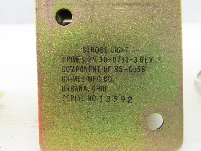 Grimes Series 158 Strobe Back-Up Warning Light System for Industrial Fork Truck