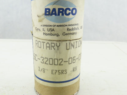 Barco BC-30002-06-01 Rotary Union RH E75