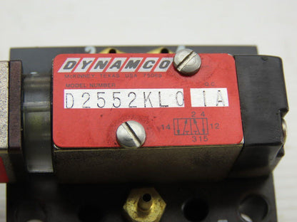 Dynamco D2552KL0 Solenoid Valve 115V 5 Port
