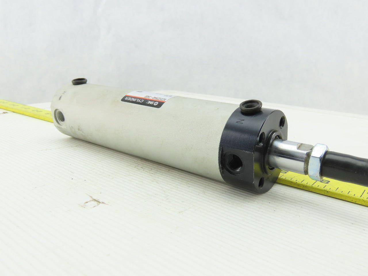 SMC NCDGDN40-0400 Pneumatic Air Cylinder 1-3/4" Bore 4" Stroke 145 psi