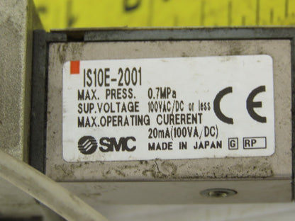 SMC IS10E-2001 Pneumatic Pressure Switch Assembly 1/8" NPT