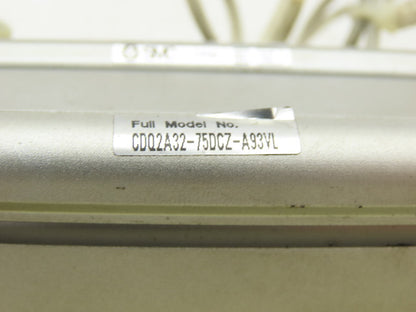 SMC CDQ2A32-75DCZ-A93VL Pneumatic Air Cylinder 32mm Bore 75mm Stroke