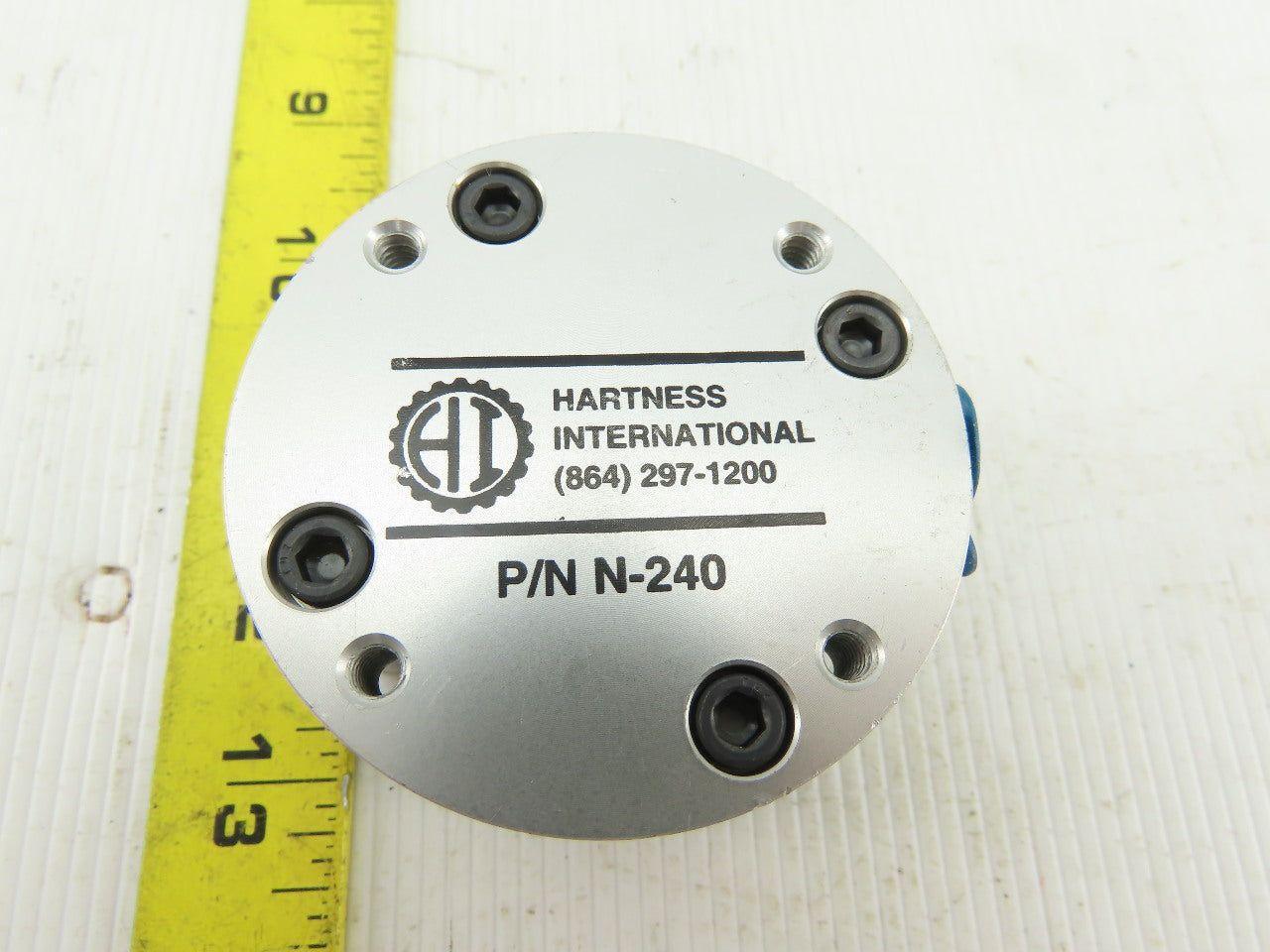 Hartness N-240 CF0-03697 1-1/2" Bore 1" Stroke Double Acting Air Cylinder