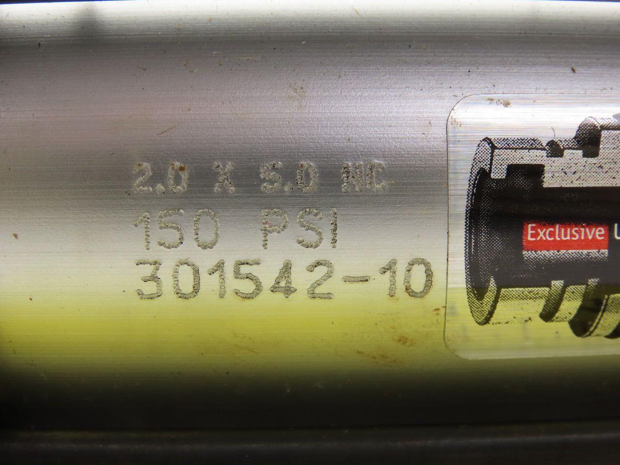 Ortman 301542-10 2" Bore 5" Stroke Double Acting Air Cylinder