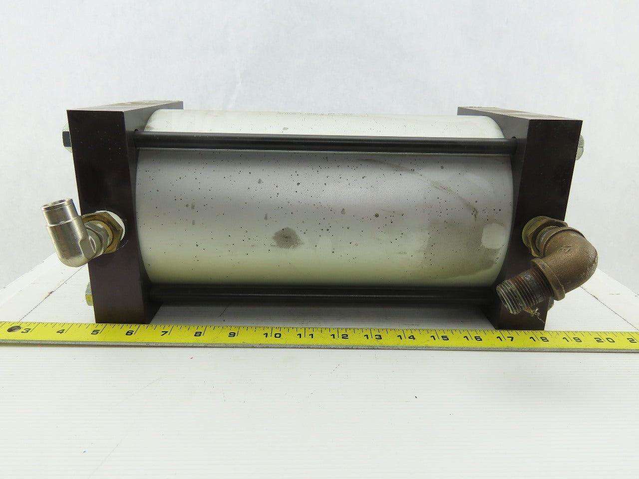 Schrader Bellows 1065447 6" Bore 10" Stroke Pneumatic to Hydraulic 250 PSI