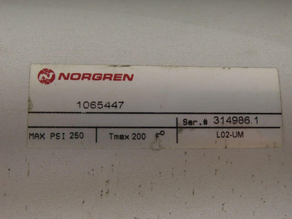 Schrader Bellows 1065447 6" Bore 10" Stroke Pneumatic to Hydraulic 250 PSI