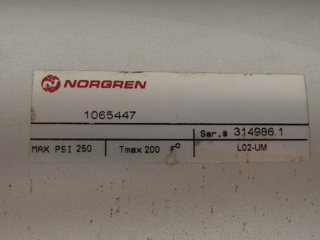 Schrader Bellows 1065447 6" Bore 10" Stroke Pneumatic to Hydraulic 250 PSI