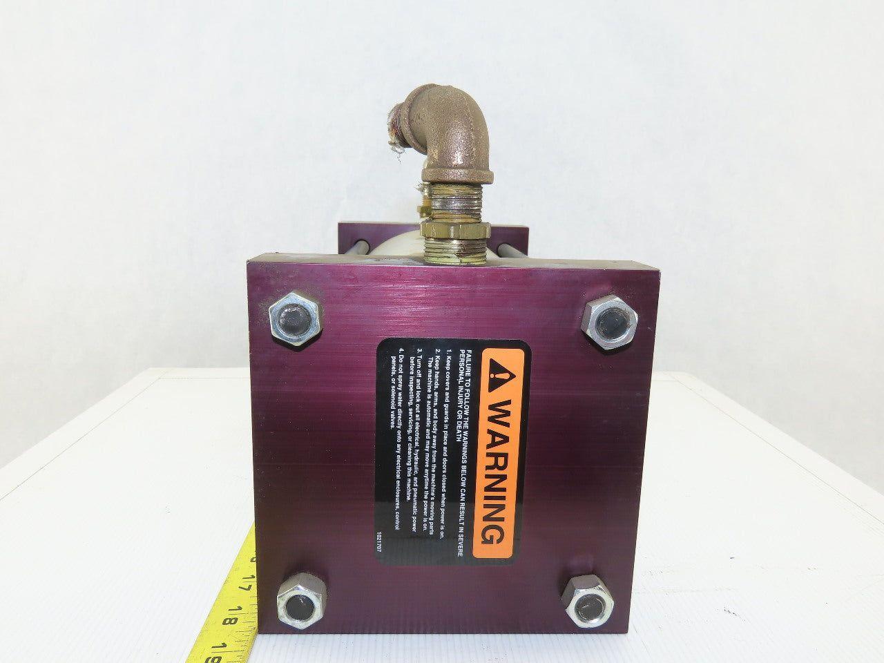 Schrader Bellows 1065447 6" Bore 10" Stroke Pneumatic to Hydraulic 250 PSI