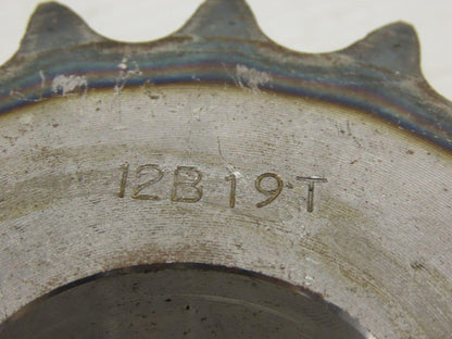 12B19T 4-7/8" OD 19 Teeth 1-3/4" Finished Bore Chain Drive Sprocket