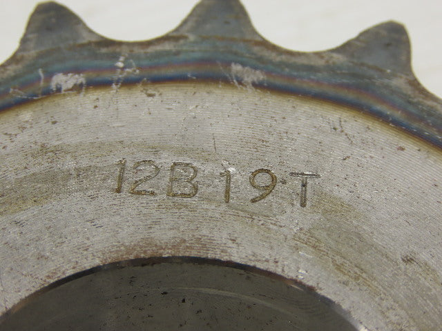 12B19T 4-7/8" OD 19 Teeth 1-3/4" Finished Bore Chain Drive Sprocket