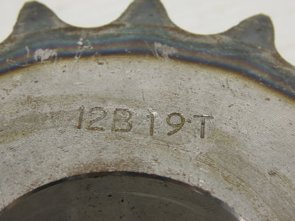 12B19T 4-7/8" OD 19 Teeth 1-3/4" Finished Bore Chain Drive Sprocket