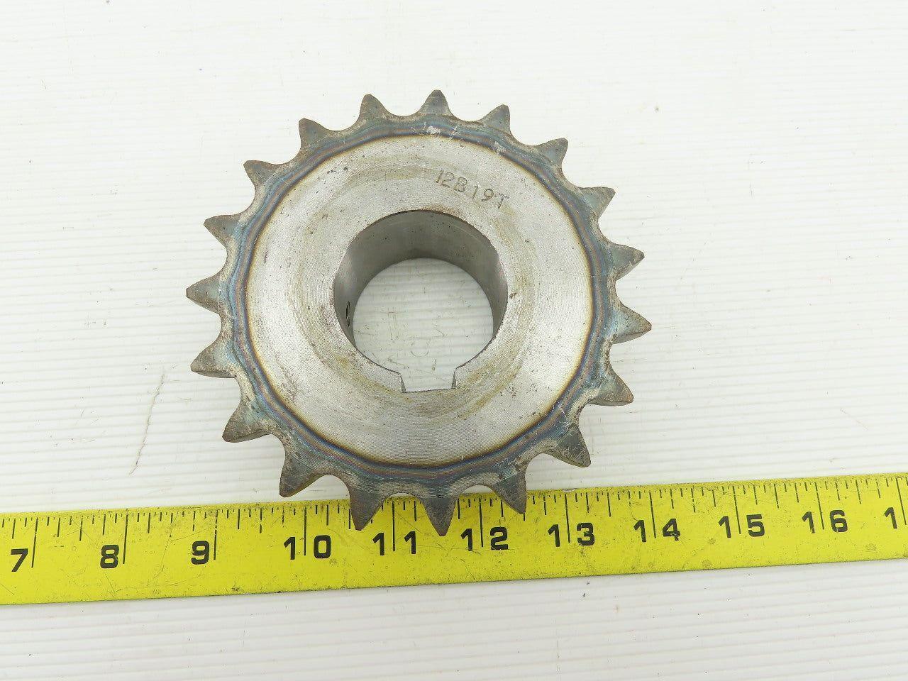 12B19T 4-7/8" OD 19 Teeth 1-3/4" Finished Bore Chain Drive Sprocket