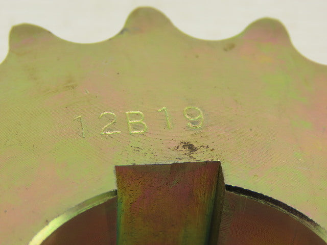 12B19T 4-7/8" OD 19 Teeth 45mm Finished Bore Chain Drive Sprocket