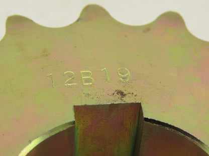 12B19T 4-7/8" OD 19 Teeth 45mm Finished Bore Chain Drive Sprocket