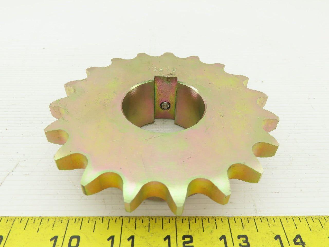 12B19T 4-7/8" OD 19 Teeth 45mm Finished Bore Chain Drive Sprocket