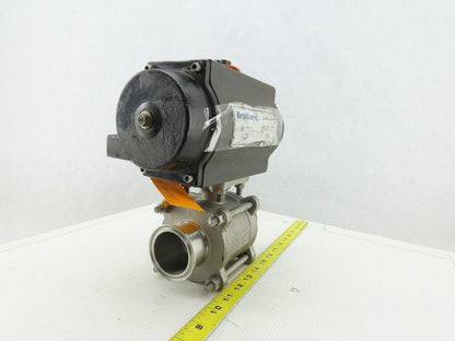 Bradford Dixon RP-BA-101-SR Pneumatic Actuator 1-3/4" Sanitary Ball Valve
