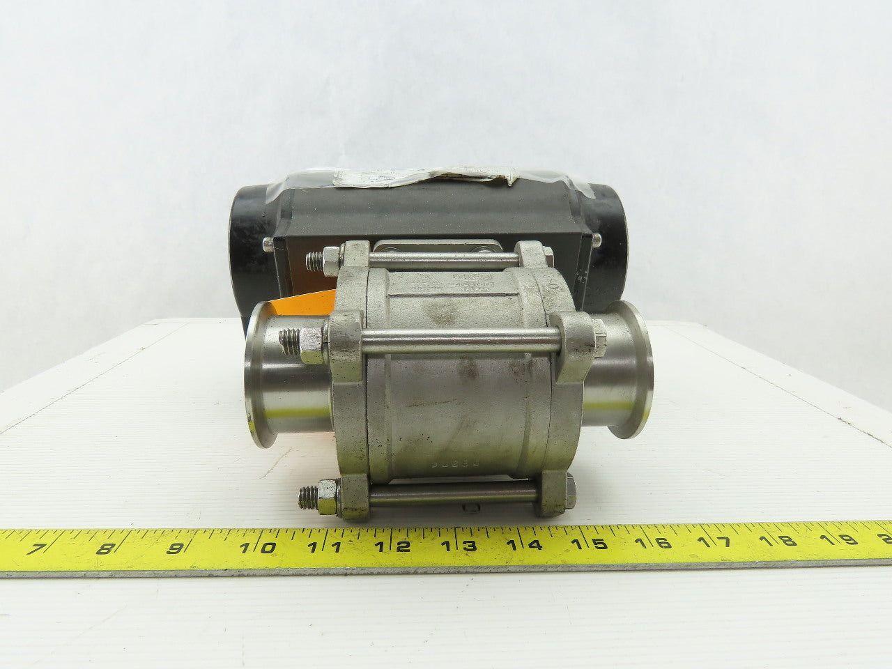 Bradford Dixon RP-BA-101-SR Pneumatic Actuator 1-3/4" Sanitary Ball Valve