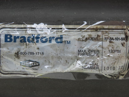 Bradford Dixon RP-BA-101-SR Pneumatic Actuator 1-3/4" Sanitary Ball Valve