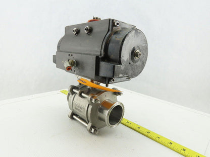 Bradford Dixon RP-BA-101-SR Pneumatic Actuator 1-3/4" Sanitary Ball Valve