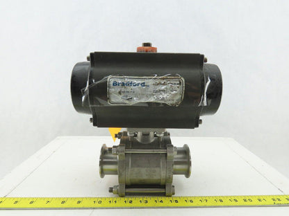 Bradford Dixon RP-BA-101-SR Pneumatic Actuator 1-3/4" Sanitary Ball Valve