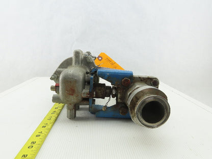 Jamesbury Pneumatic Actuator Stainless Steel 1-1/2" Sanitary Ball Valve
