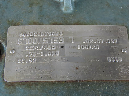 SEW-EURODRIVE Gearmotor W/Variable Speed Drive 22.92:1 Ratio 230/460V 3Ph