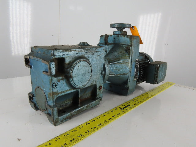 SEW-EURODRIVE Gearmotor W/Variable Speed Drive 22.92:1 Ratio 230/460V 3Ph