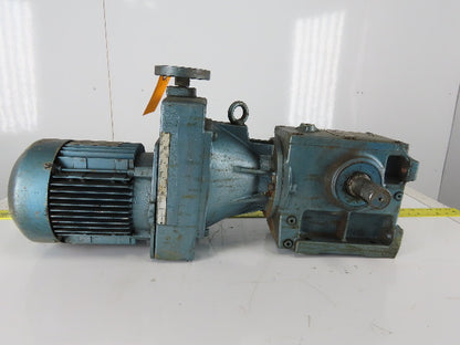 SEW-EURODRIVE Gearmotor W/Variable Speed Drive 22.92:1 Ratio 230/460V 3Ph