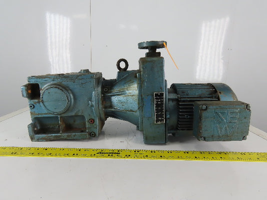 SEW-EURODRIVE Gearmotor W/Variable Speed Drive 22.92:1 Ratio 230/460V 3Ph