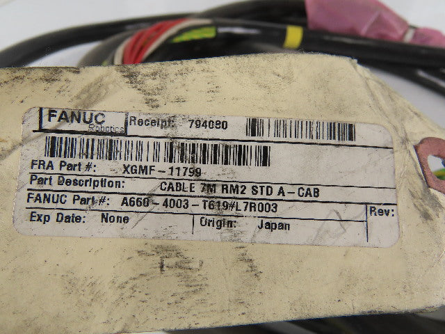 Fanuc Robotics A660-4003-T619 Cable Connection Assembly