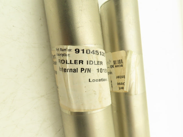 2" Gravity Conveyor Idler Roller 20"BF 7/16" Hex Bore Steel  Lot of 2