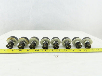 Fuji Electric DR30DOL Red White Amber Green Indicator Light 30V Lot of 8