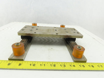 THK SSR20 Linear Guide Rail Assembly W/2 Bearings & 8-3/4" Rail
