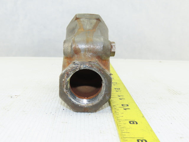 Powell B-1446 200 Y-Pattern Swing Check Valve Stainless Steel 1" NPT