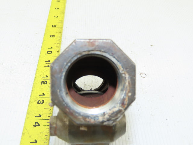 Powell B-1446 200 Y-Pattern Swing Check Valve Stainless Steel 1" NPT