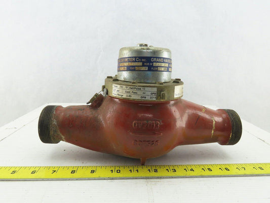 Carlon Type 413 Water Meter 1-1/2" Flow Range 3-85GPM 277PSI