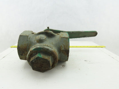 Homestead 1529B1 FIG-611 Semi Steel Plug Valve 2-1/2" NPT 200 OWG W/Handle