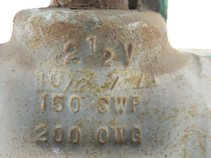Homestead 1529B1 FIG-611 Semi Steel Plug Valve 2-1/2" NPT 200 OWG W/Handle
