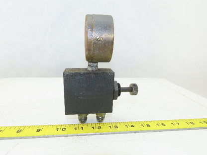 Parker GT420S Hydraulic Isolator Valve W/Gauge